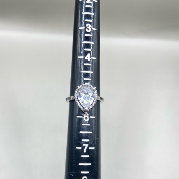 Pandora Teardrop Halo Ring - Picture 8 of 8